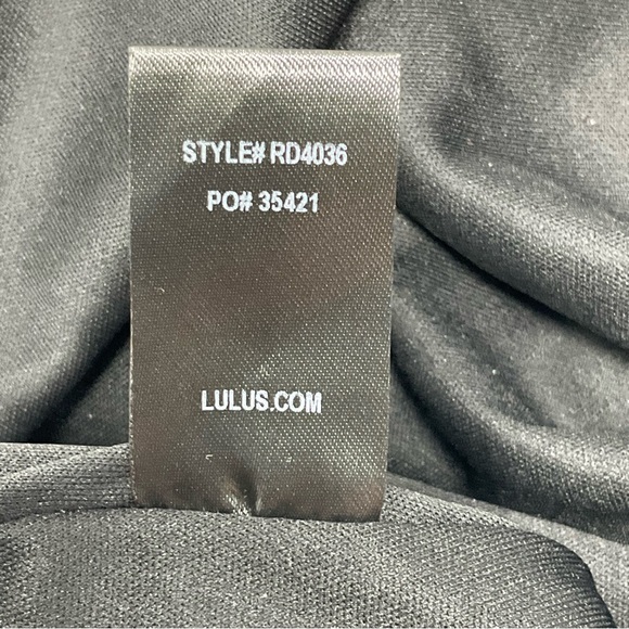 Lulus Black Long‎ Sleeve Dress Size Medium I2 - Picture 7 of 9